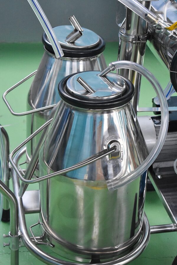 cow goat hand manual trolly milking machine single bucket and double buckets for wholesale price