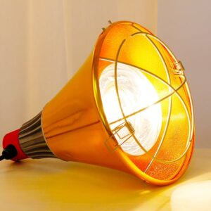 animal farm heating lampshade with infrared heat bulb