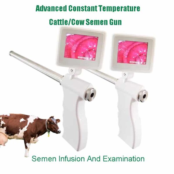 veterinary camera artificial insemination gun for cow cattle farm breeding