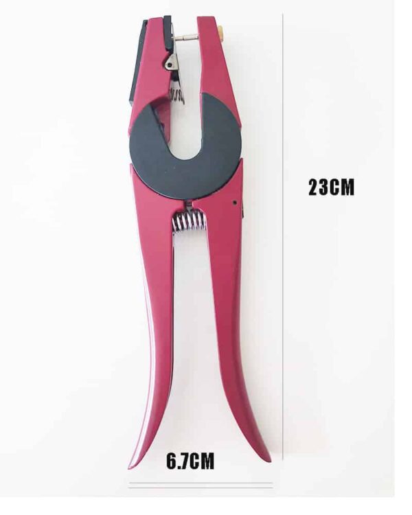 animal separate ear tag plier size