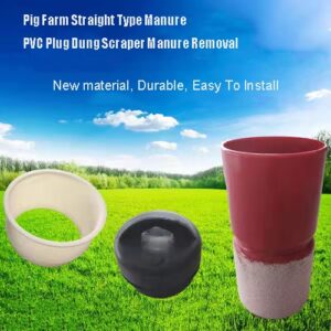 pig farm straight type manure PVC plug dung scraper manure removal