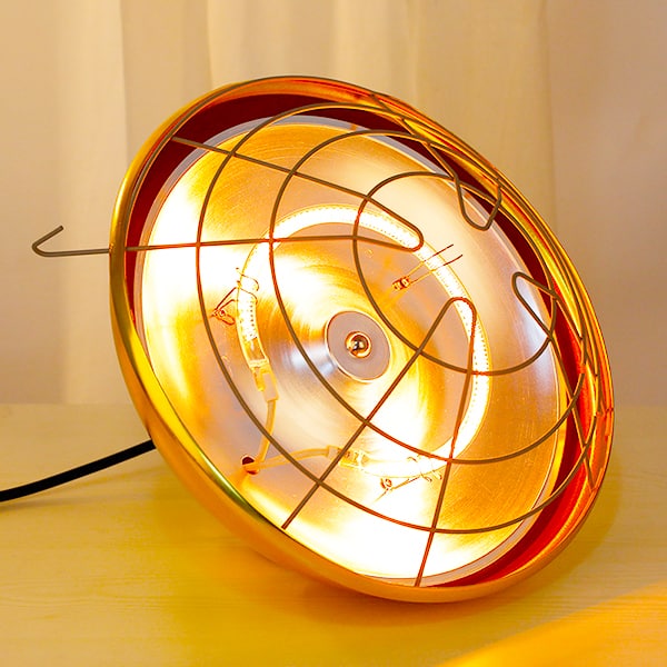 big size golden halogen lamp shade