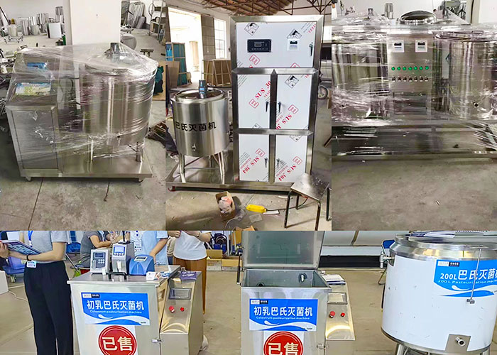 Milk pasteurization machine can be customized milk pasteurization machine is at the show