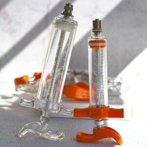 PC material dosing syringe for animals Equine syringe