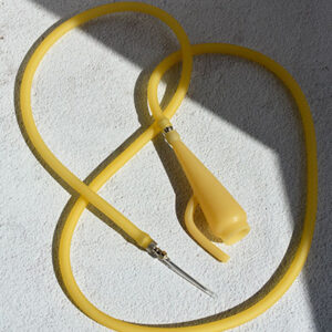 Cattle Intravenous IV Set Veterinary IV Set Latex Tubing With Needle