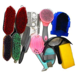 Horse grooming brush set All-in-one horse grooming kit